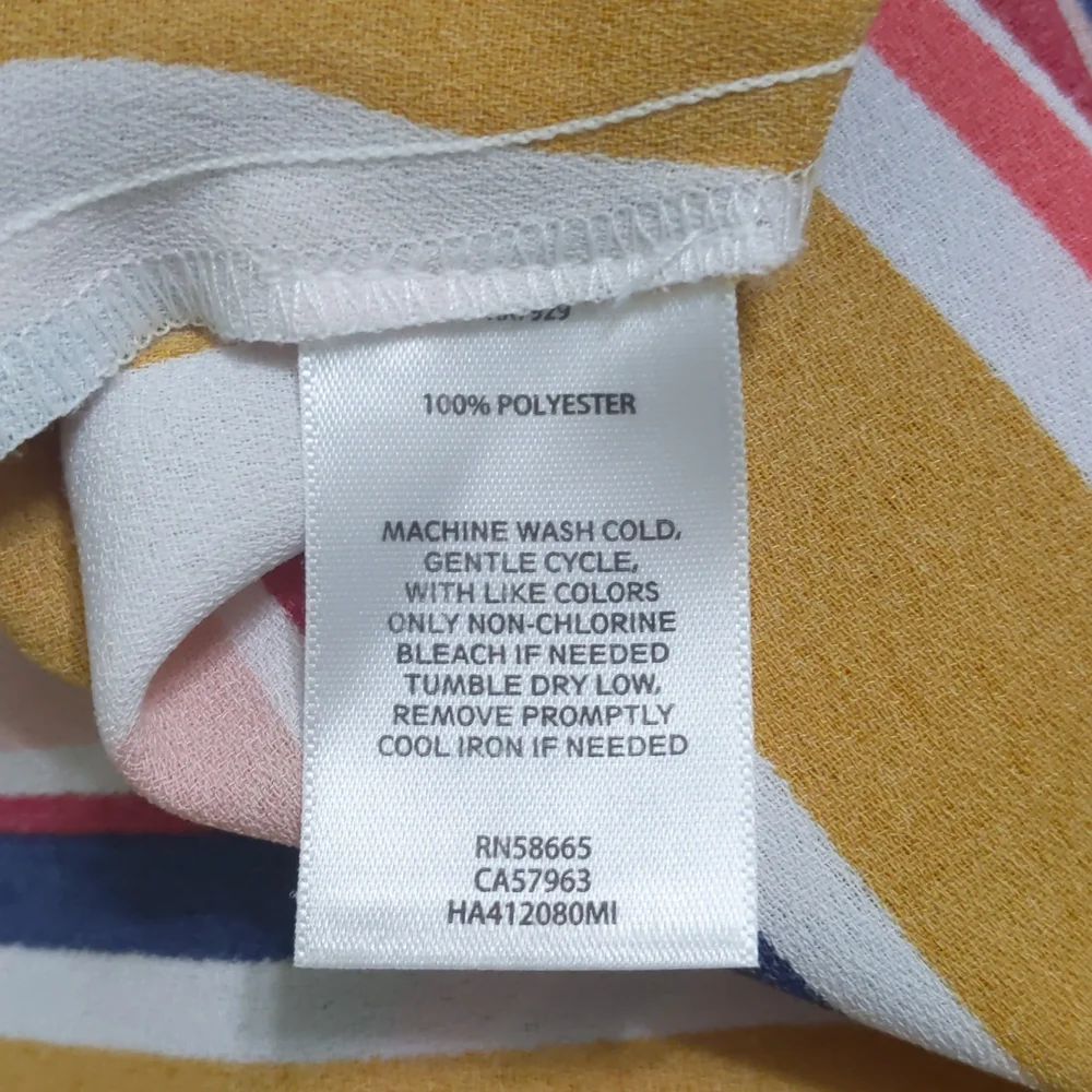 Halogen a-line striped skirt - Picture 6 of 6